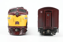 Load image into Gallery viewer, HO Athearn Genesis CRI&P - Rock Island EMD F7A/F7B Freight Set FP #120 and 20 Custom Detailed