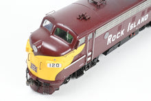 Load image into Gallery viewer, HO Athearn Genesis CRI&P - Rock Island EMD F7A/F7B Freight Set FP #120 and 20 Custom Detailed