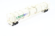 Load image into Gallery viewer, O Brass OMI - Overland Models, Inc. Various Roads Linde-Union Tank Canadian Liquid Air Tank Car #80015 Factory Painted No. 80015