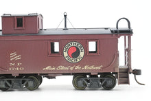 Load image into Gallery viewer, HO Brass NWSL - Northwest Short Line NP - Northern Pacific 1700 Series Wood Caboose Rebuilt Steel Ends & Steps Custom Painted & Weathered No. 1740