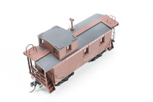 Load image into Gallery viewer, HO Brass NWSL - Northwest Short Line NP - Northern Pacific 1700 Series Wood Caboose 1940’s Rebuilt Custom Painted & Weathered No. 1791