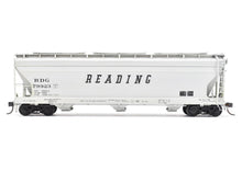 Load image into Gallery viewer, HO Brass OMI - Overland Models, Inc. RDG - Reading ACF 3-Bay Centerflow 4650 Covered Hopper w/ 3 Long Hatches CP No. 79923