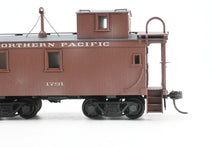 Load image into Gallery viewer, HO Brass NWSL - Northwest Short Line NP - Northern Pacific 1700 Series Wood Caboose 1940’s Rebuilt Custom Painted & Weathered No. 1791