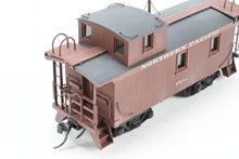 Load image into Gallery viewer, HO Brass NWSL - Northwest Short Line NP - Northern Pacific 1700 Series Wood Caboose 1940’s Rebuilt Custom Painted & Weathered No. 1791