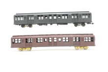 Load image into Gallery viewer, HO Q Car Company BMT – Brooklyn-Manhattan Transit Corporation 2500-2599 Series Trailer Cars 2-Pack Custom Built and Painted NO BOX