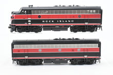 Load image into Gallery viewer, HO Athearn Genesis CRI&P - Rock Island EMD F7A/F7B Freight Phase I FP #118 and 108B Custom Detailed