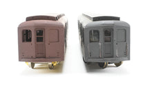 Load image into Gallery viewer, HO Q Car Company BMT – Brooklyn-Manhattan Transit Corporation 2500-2599 Series Trailer Cars 2-Pack Custom Built and Painted NO BOX