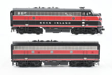 Load image into Gallery viewer, HO Athearn Genesis CRI&P - Rock Island EMD F7A/F7B Freight Phase I FP #118 and 108B Custom Detailed