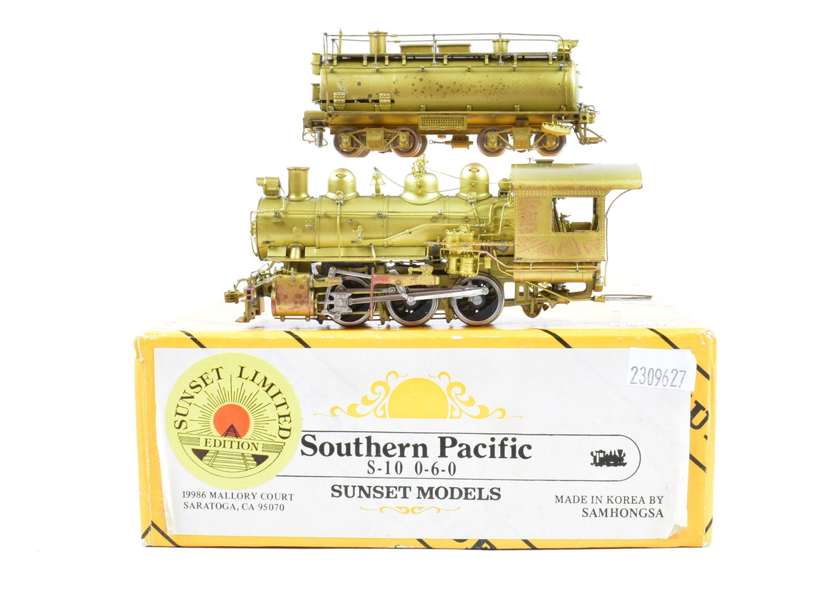 HO Brass Sunset Models SP - Southern Pacific S-10 0-6-0 HO Brass Sunset Models SP - Southern Pacific S-10 0-6-0