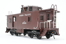Load image into Gallery viewer, O Brass Sunset Models Third Rail UP - Union Pacific CA-1 Wood Caboose w/ Side Door FP in Red No. 2596