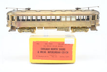 Load image into Gallery viewer, HO Brass Suydam CNS&M - North Shore Line Interurban Coach 700T Trailer Unpowered