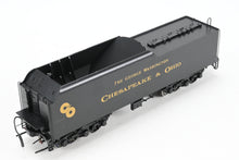 Load image into Gallery viewer, HO Brass CON PSC - Precision Scale Co. C&O - Chesapeake & Ohio J-3a 4-8-4 Greenbrier Factory Painted No. 603 "The George Washington"