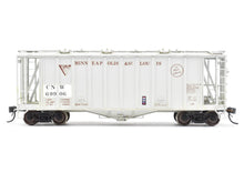 Load image into Gallery viewer, HO Brass OMI - Overland Models, Inc. M&StL - Minneapolis & St. Louis with C&NW Chicago & North Western Patch Airslide Covered Hopper CP No. 69906
