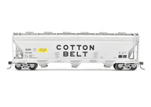 Load image into Gallery viewer, HO Brass OMI - Overland Models, Inc. SSW - Cotton Belt ACF 3-Bay Centerflow 4650 Covered Hopper w/ 6 Round Hatches,CP No. 78749