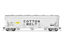 Load image into Gallery viewer, HO Brass OMI - Overland Models, Inc. SSW - Cotton Belt ACF 3-Bay Centerflow 4650 Covered Hopper w/ 6 Round Hatches,CP No. 78749