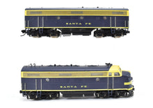 Load image into Gallery viewer, N Brass Key Imports AT&SF - Santa Fe EMD F-7 A/B Set FP Blue and Yellow
