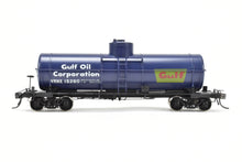 Load image into Gallery viewer, HO Brass OMI - Overland Models, Inc. UTLX - Union Tank Lines 10,000 Gallon Tank Car FP for the Gulf Oil Company