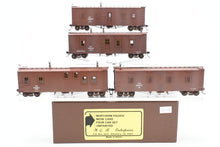 Load image into Gallery viewer, HO Brass W&R Enterprises NP - Northern Pacific MOW 4-Car Set Pro Painted & Weathered