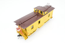 Load image into Gallery viewer, O Brass Sunset Models Third Rail UP - Union Pacific CA-1 Wood Caboose FP in Yellow/Brown No. 25784