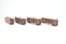 Load image into Gallery viewer, HO Brass W&R Enterprises NP - Northern Pacific MOW 4-Car Set Pro Painted & Weathered
