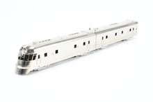 Load image into Gallery viewer, HO Brass Oriental Limited CB&Q - Burlington Route EMC EA/EB Silver King and Silver Queen Set Plated
