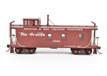 Load image into Gallery viewer, HO Brass PFM - Pacific Fast Mail D&RGW - Denver & Rio Grande Western Wood Caboose No. 0951 CP