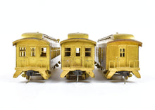 Load image into Gallery viewer, HO Brass PFM - Fujiyama Yosemite Valley and Various Roads 3-Car Wood Passenger Car Set Baggage, Combine, and Coach