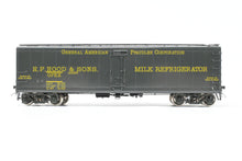 Load image into Gallery viewer, O Brass PSC - Precision Scale Co. Various Roads GPEX 41' General American Pfaudler Steel Milk Tank Car Factory Painted H. P. Hood & Sons
