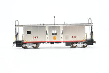 Load image into Gallery viewer, HO Brass OMI - Overland Models, Inc. KCS - Kansas City Southern Bay Window Caboose #323 to 358 Plated Custom Finished No. 343