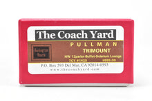 Load image into Gallery viewer, HO NEW Brass TCY - The Coach Yard CB&Q - Burlington Route/PRR - Pennsylvania Railroad Pullman "Trimount" Buffet-Solarium-Lounge FP