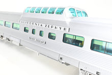 Load image into Gallery viewer, O Atlas “O" CB&Q/D&RGW/WP California Zephyr Dome Chair Car w/o Conductor’s Window WP - Western Pacific “Silver Dollar”