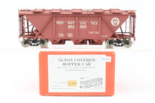 Load image into Gallery viewer, O Brass PSC - Precision Scale Co. PRR- Pennsylvania Railroad H-30 70-Ton Covered Hopper, Factory Painted Red No. 254290