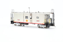 Load image into Gallery viewer, HO Brass OMI - Overland Models, Inc. KCS - Kansas City Southern Bay Window Caboose #323 to 358 Plated Custom Finished No. 343