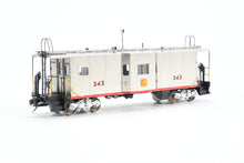 Load image into Gallery viewer, HO Brass OMI - Overland Models, Inc. KCS - Kansas City Southern Bay Window Caboose #323 to 358 Plated Custom Finished No. 343