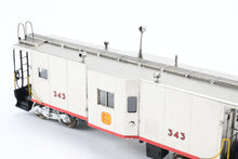 Load image into Gallery viewer, HO Brass OMI - Overland Models, Inc. KCS - Kansas City Southern Bay Window Caboose #323 to 358 Plated Custom Finished No. 343
