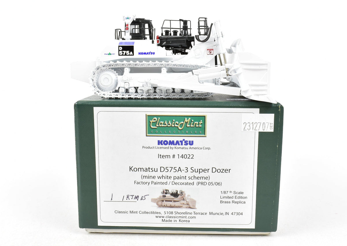 HO Brass CON CMC - Classic Mint Collectibles Komatsu D575A-3 Super