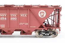 Load image into Gallery viewer, O Brass PSC - Precision Scale Co. PRR- Pennsylvania Railroad H-30 70-Ton Covered Hopper, Factory Painted Red No. 254290