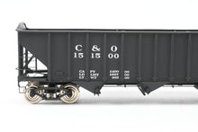Load image into Gallery viewer, O Brass PSC - Precision Scale Co. C&O - Chesapeake & Ohio 70-Ton 3-Bay Hopper Factory Painted No. 151500