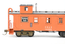 Load image into Gallery viewer, HO Brass Signal House Models, Inc. CB&Q - Burlington Route Wood Caboose Custom Painted
