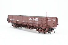 Load image into Gallery viewer, HOn3 Blackstone Models D&RGW - Denver & Rio Grande Western Drop Bottom Gondola Flying Grande Herald No. 872
