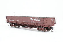Load image into Gallery viewer, HOn3 Blackstone Models D&RGW - Denver & Rio Grande Western Drop Bottom Gondola Flying Grande Herald No. 872