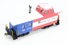 Load image into Gallery viewer, HO Brass OMI - Overland Models, Inc. N&W – Norfolk & Western C-18 Class Streamlined Cupola Caboose Factory Painted No. 1776 Bicentennial Scheme