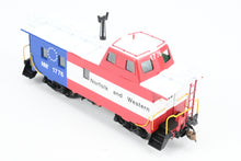 Load image into Gallery viewer, HO Brass OMI - Overland Models, Inc. N&W – Norfolk & Western C-18 Class Streamlined Cupola Caboose Factory Painted No. 1776 Bicentennial Scheme
