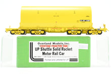 Load image into Gallery viewer, HO Brass CON OMI - Overland Models, Inc. UP - Union Pacific NASA Shuttle Solid Rocket Motor Rail Car Factory Painted No. 50027