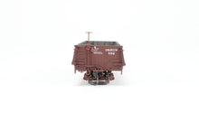 Load image into Gallery viewer, HOn3 Blackstone Models D&RGW - Denver & Rio Grande Western Drop Bottom Gondola Flying Grande Herald No. 882