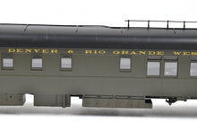 Load image into Gallery viewer, HO Brass NBL - North Bank Line D&RGW - Denver & Rio Grande Western "100" Business Car Pullman Green - 1937-1951 Era