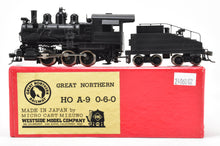 Load image into Gallery viewer, HO Brass Westside Model Co. GN - Great Northern 0-6-0 A-9 Steam Locomotive Custom Painted No Number