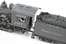 Load image into Gallery viewer, HO Brass PFM - Fujiyama NP - Northern Pacific 0-6-0 Class L-9 Custom Painted & Weathered No. 1167 w/DCC