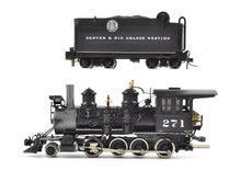 Load image into Gallery viewer, HOn3 Brass Westside Model Co. D&RGW - Denver & Rio Grande Western C-16 2-8-0 C/P #271 SoundTraxxTsunami DCC and Sound