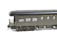 Load image into Gallery viewer, HO Brass NBL - North Bank Line D&RGW - Denver & Rio Grande Western "107" (2nd) Business Car Pullman Green - 1951-55